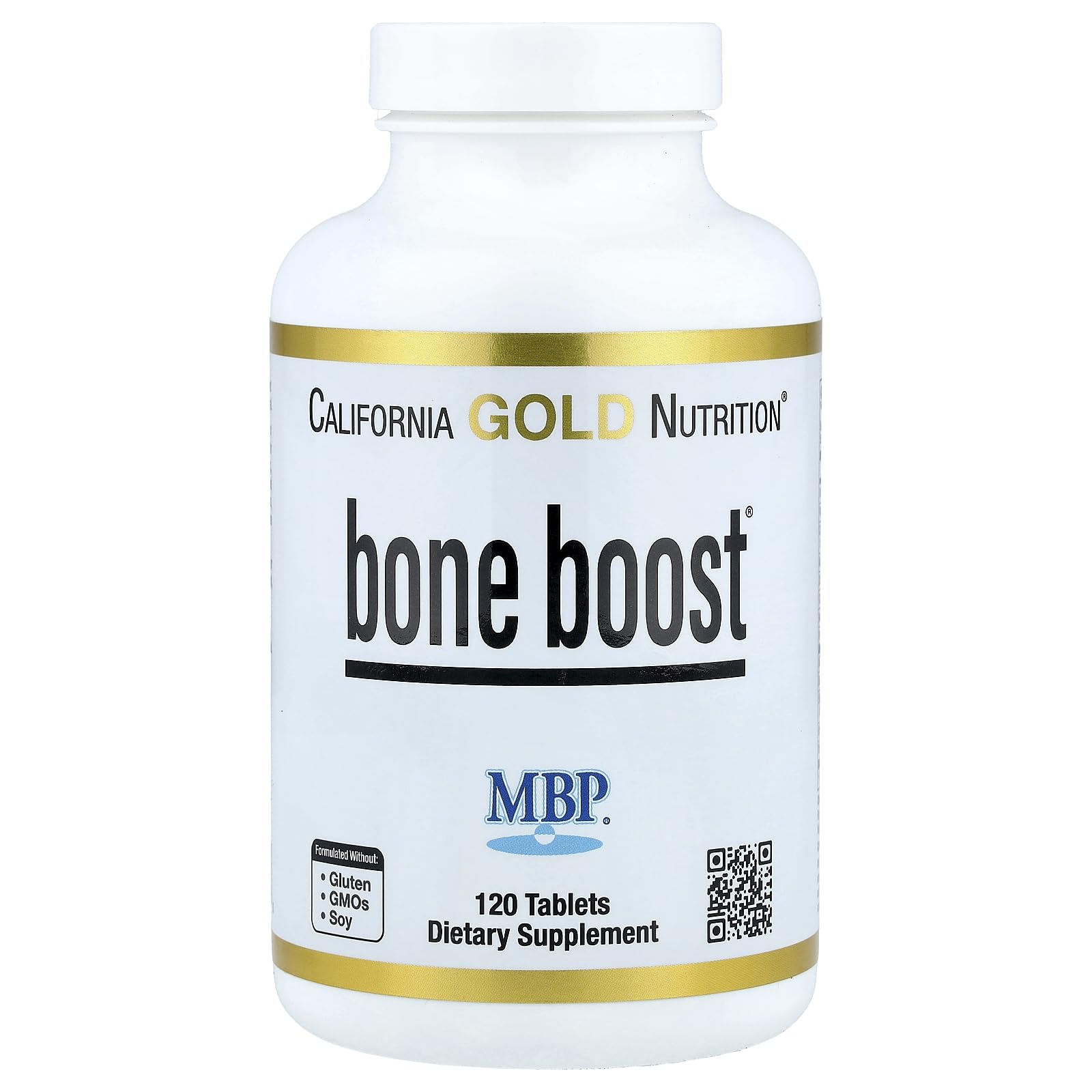 California Gold Nutrition Bone Boost Supplement with Calcium and Vitamin D 1 Tablet