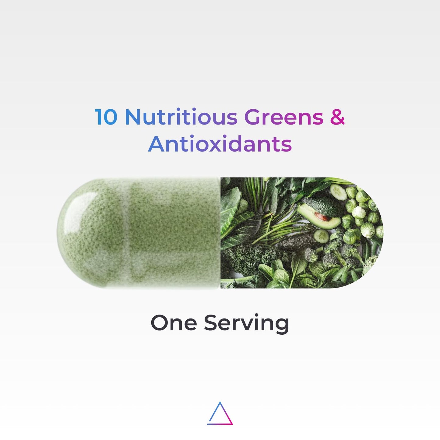 Livingood Daily Greens Capsules, 120 Count