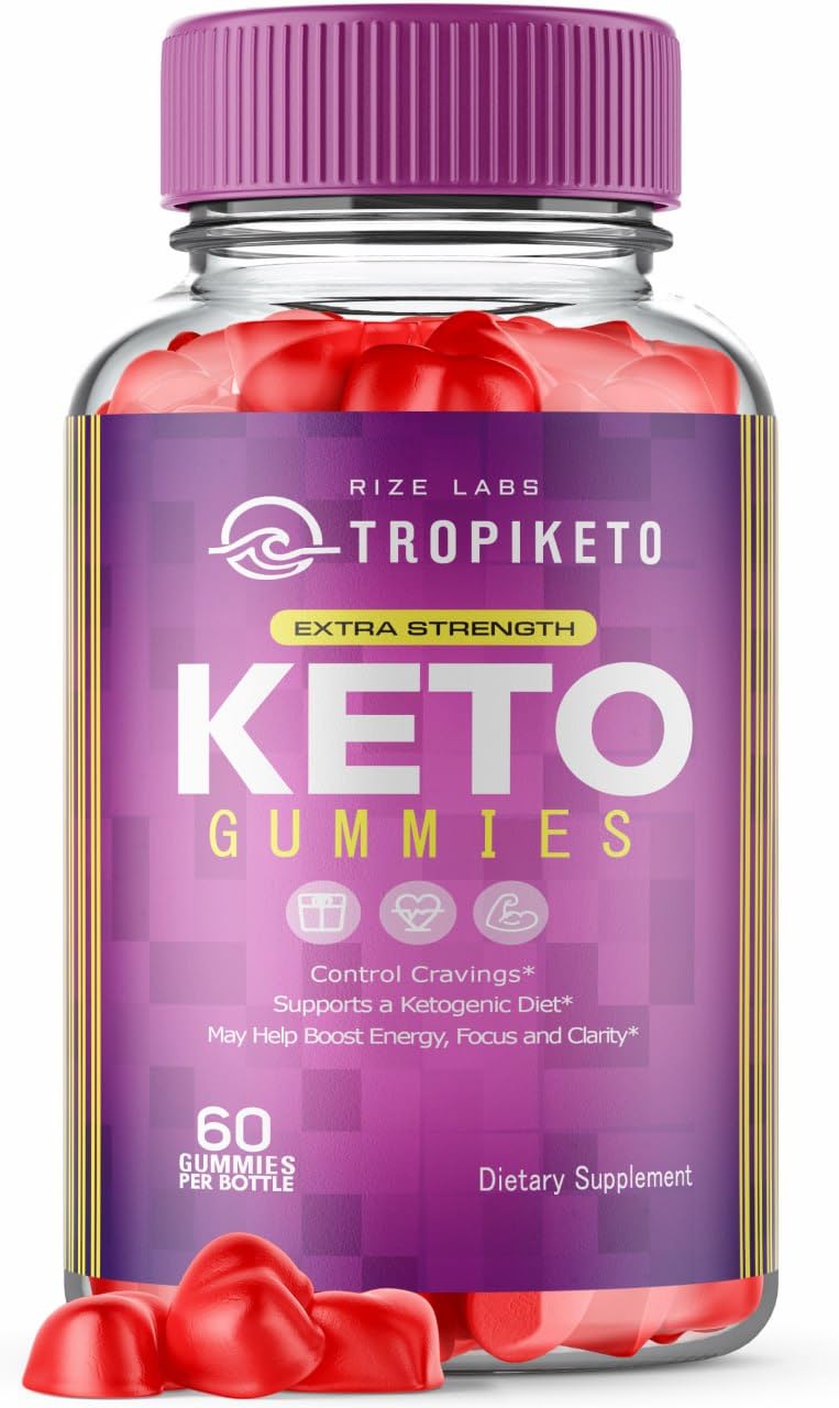 Rize Labs TropiKeto Extra Strength Keto Gummies, 60 Gummies