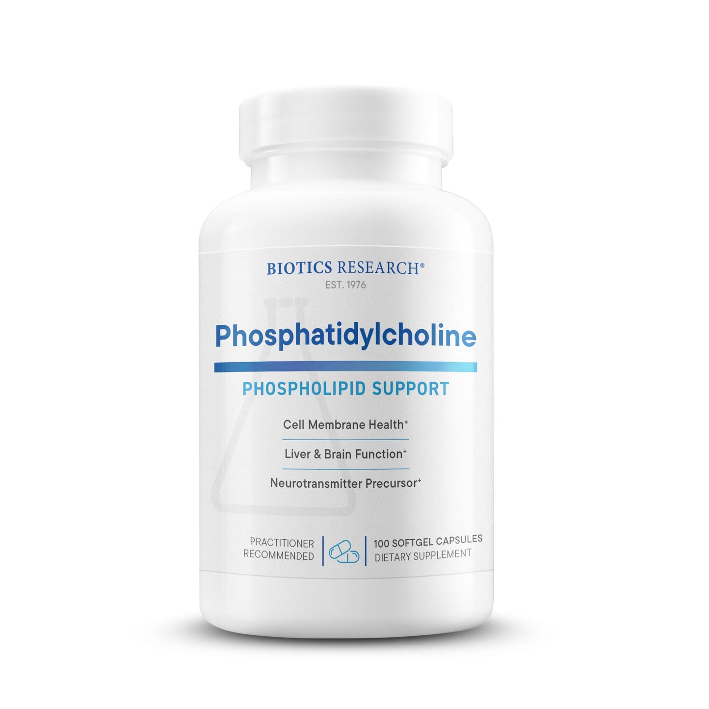 BIOTICS RESEARCH Phosphatidylcholine 420 mg Softgel Capsule, 100 Count