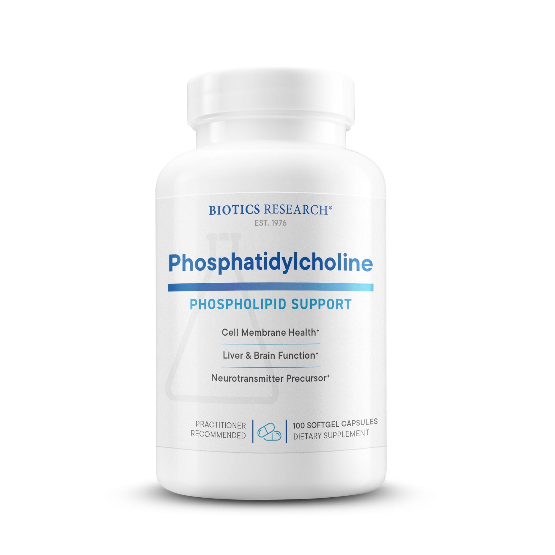 BIOTICS RESEARCH Phosphatidylcholine 420 mg Softgel Capsule, 100 Count