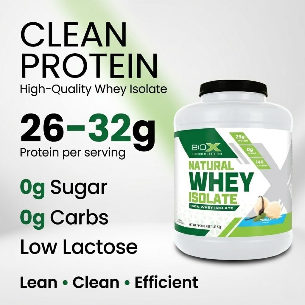 BIOX PERFORMANCE NUTRITION BioX Natural Whey Isolate Protein Powder 28.8