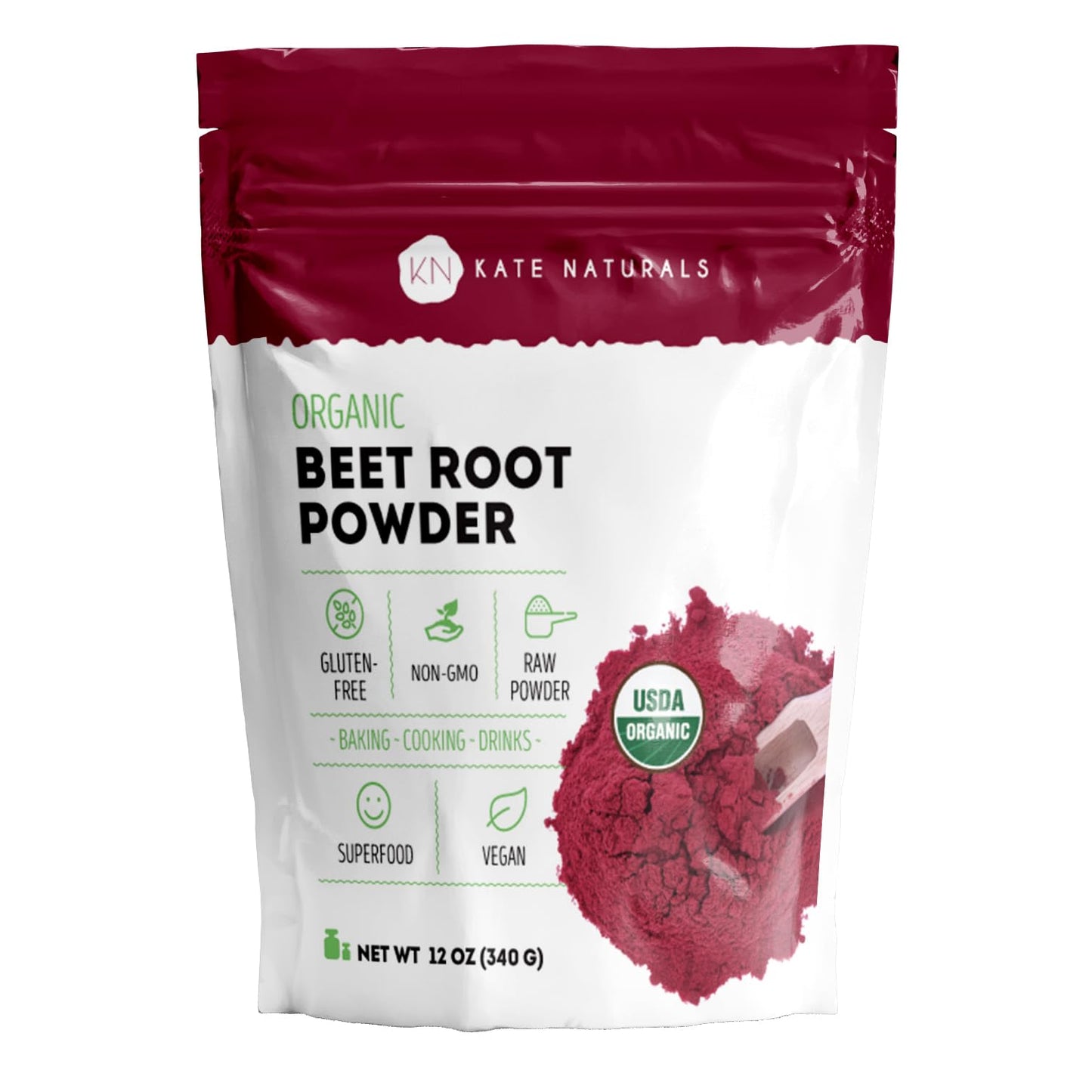Kate Naturals Beet Root Powder 12 oz