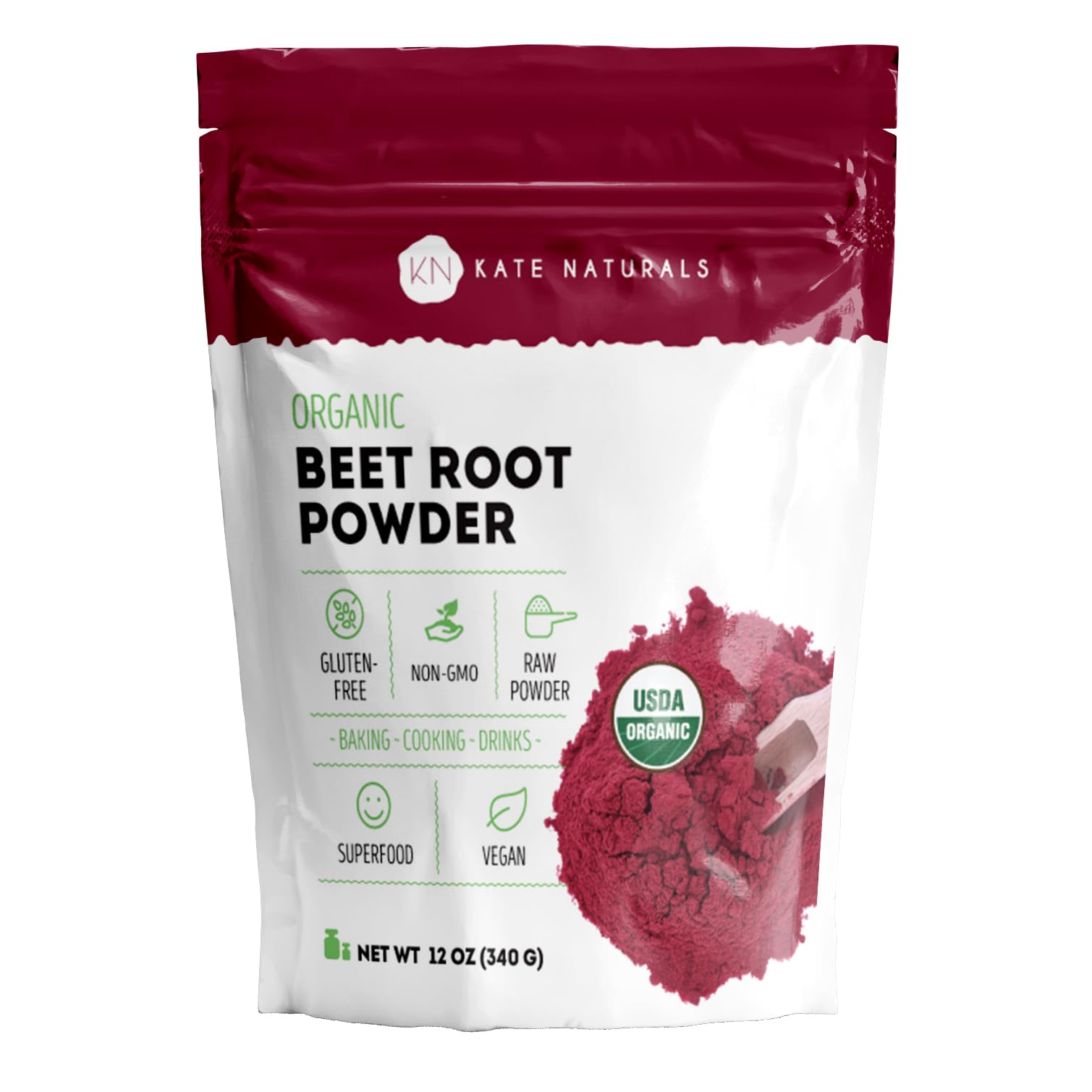 Kate Naturals Beet Root Powder 12 oz
