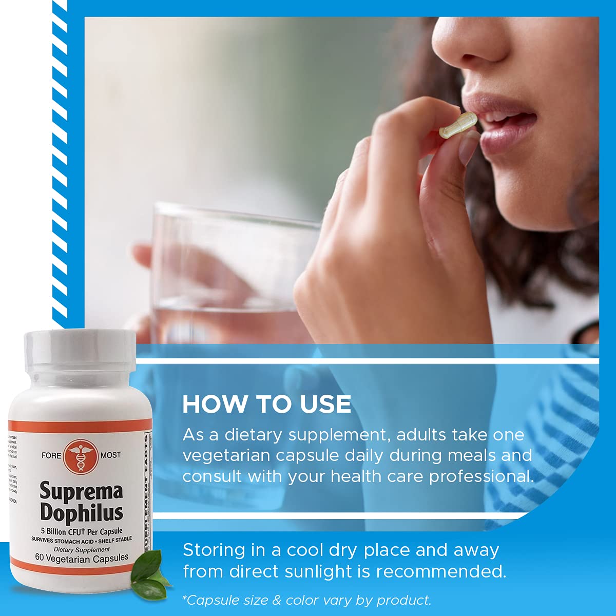 Holistic Health Suprema Dophilus 60 Capsules