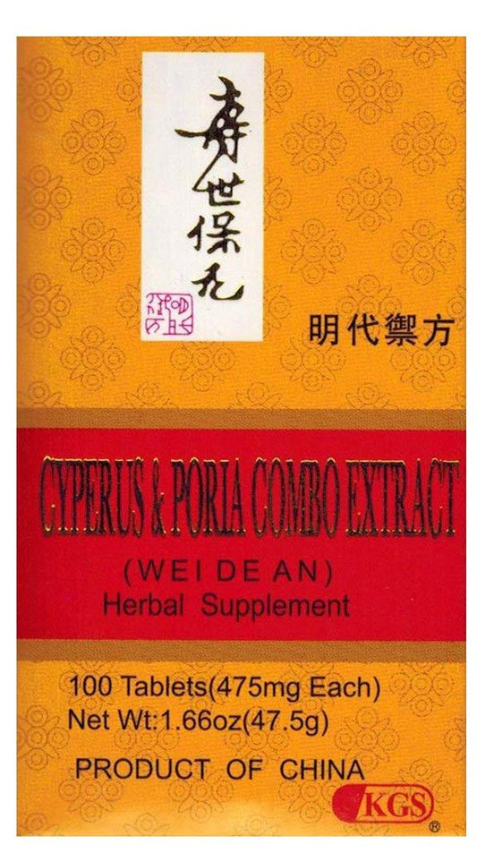 KGS Cyperus & Poria Combo Extract Tablets, 100
