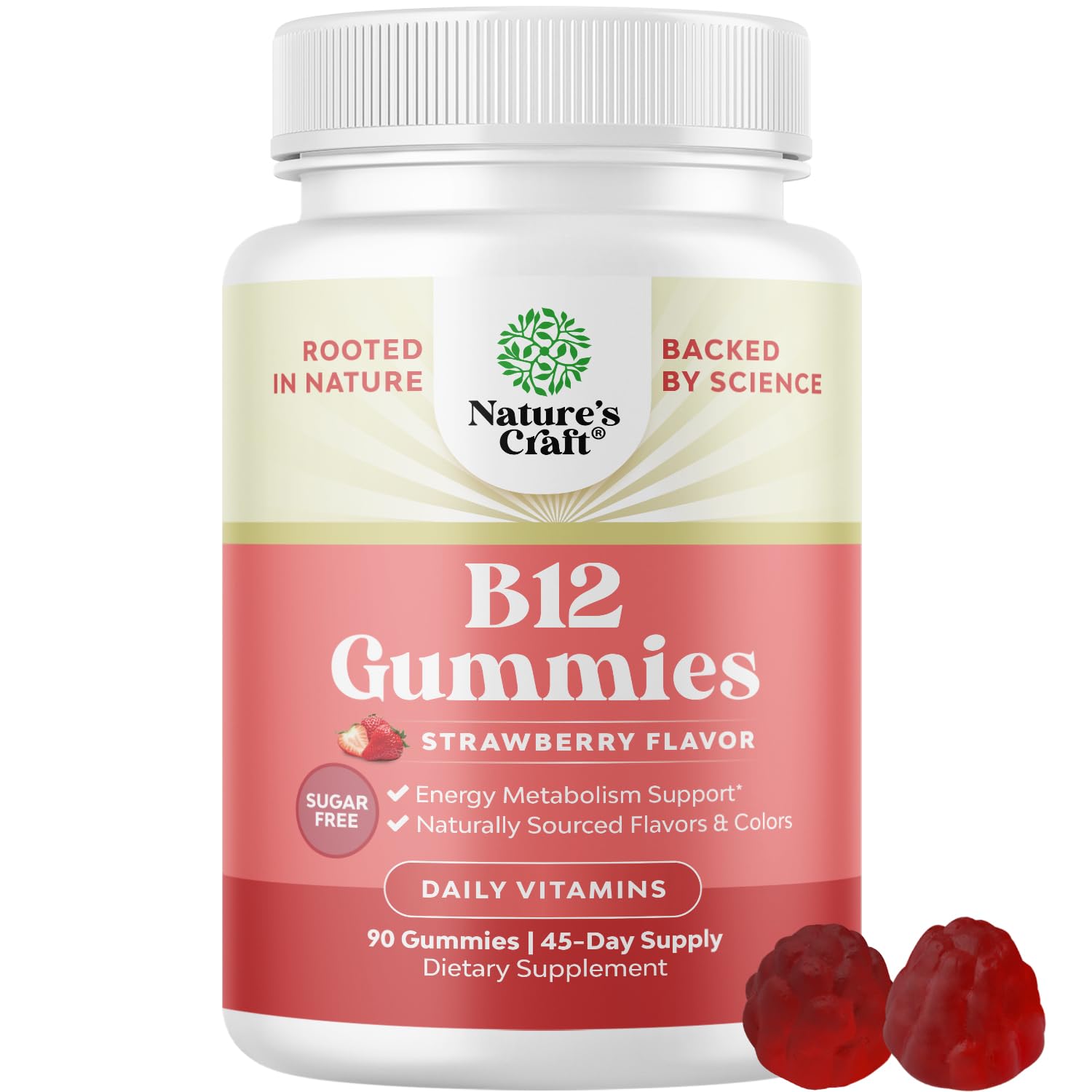 Natures Craft Vitamin B12 Gummies 90 Count