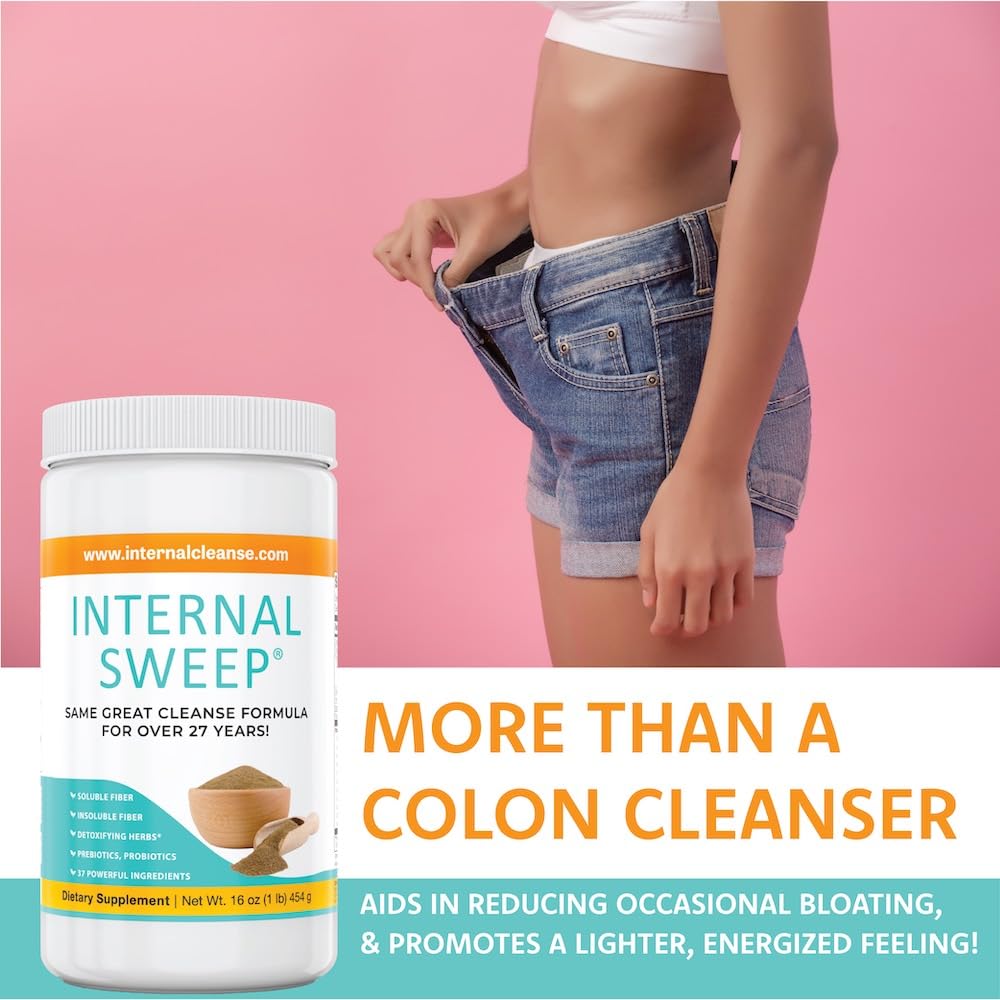 Internal sweep Colon Cleanse & Detox Fiber Powder, 1 Ounce