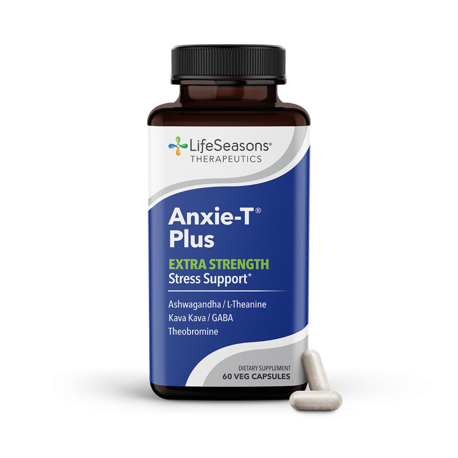 LifeSeasons Anxie-T Plus Extra Strength Capsules, 60 Count