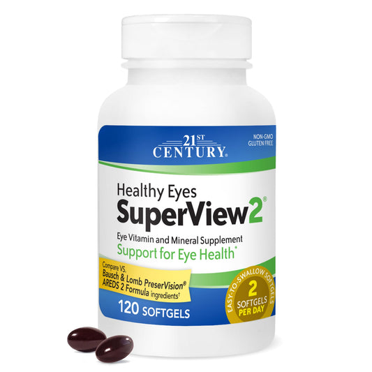 21st Century Healthy Eyes SuperView 2 Softgels 120 Count