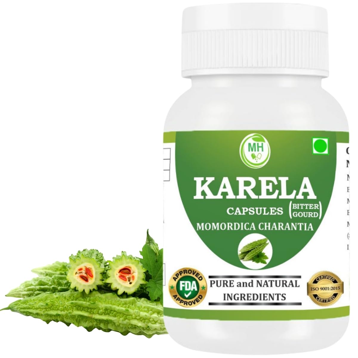 Morsan Healthcare Karela 500 mg Capsule, 60 Capsules