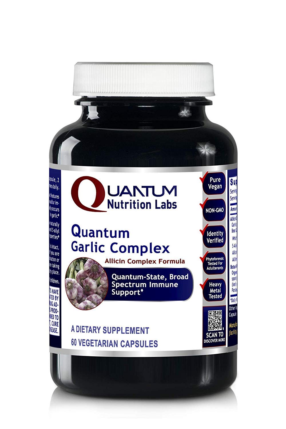 Quantum Nutrition Garlic Complex Capsules, 60 Count