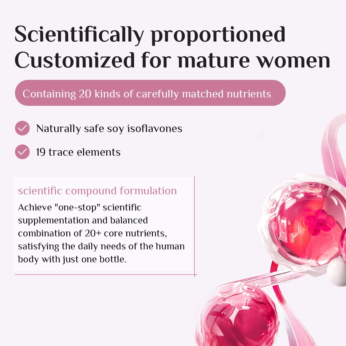 FihoeLix FEMISPECT Women's Menopause Multivitamin Capsules, 60 Capsules