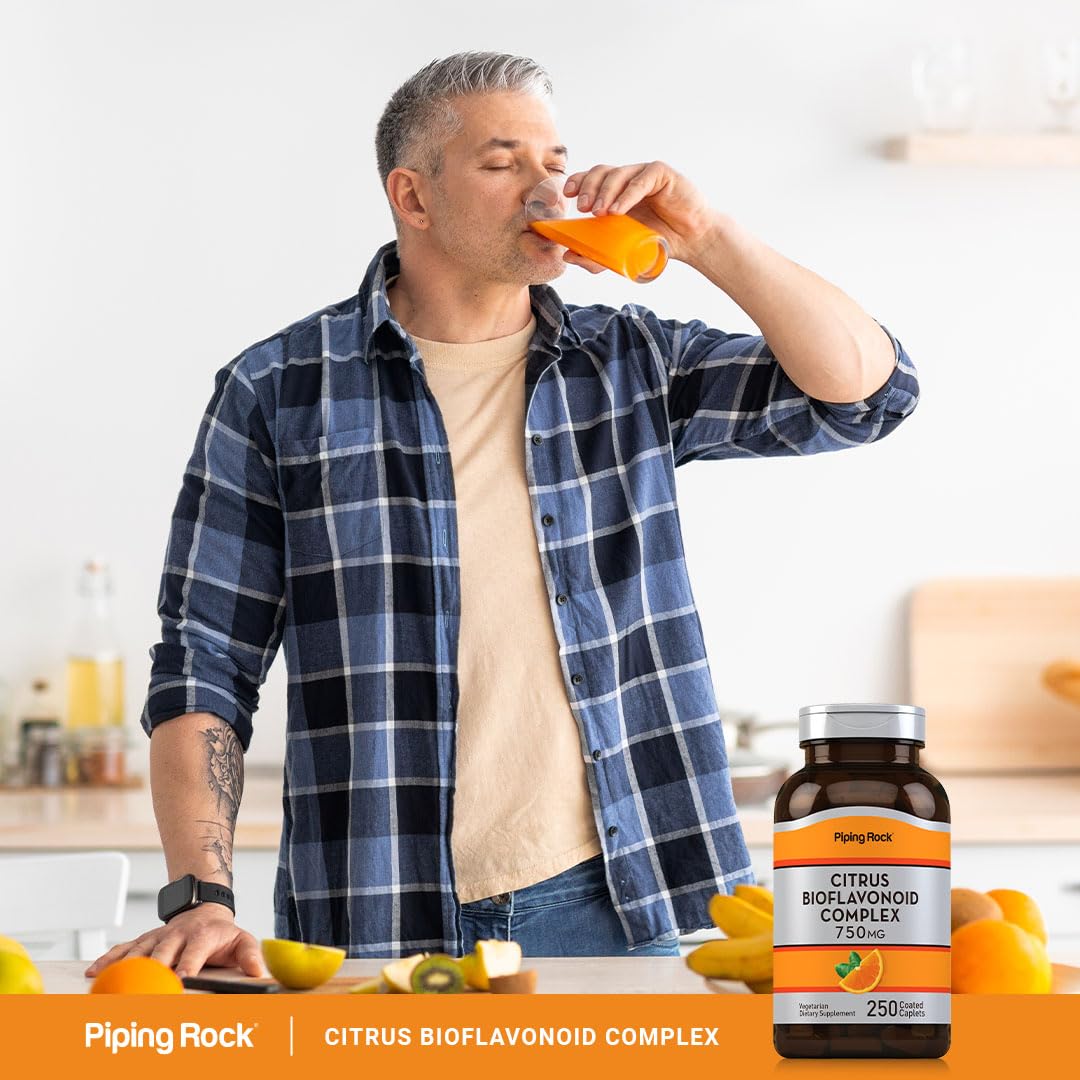 Piping Rock Citrus Bioflavonoids Complex Caplets, 250 Count