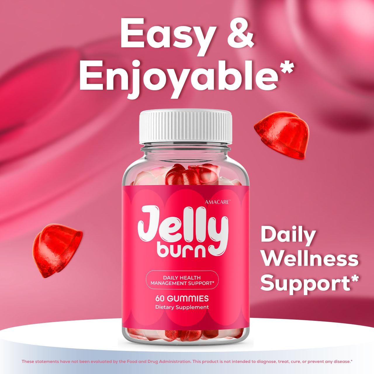 AMACARE Jelly Burn Gummies, 60 Count