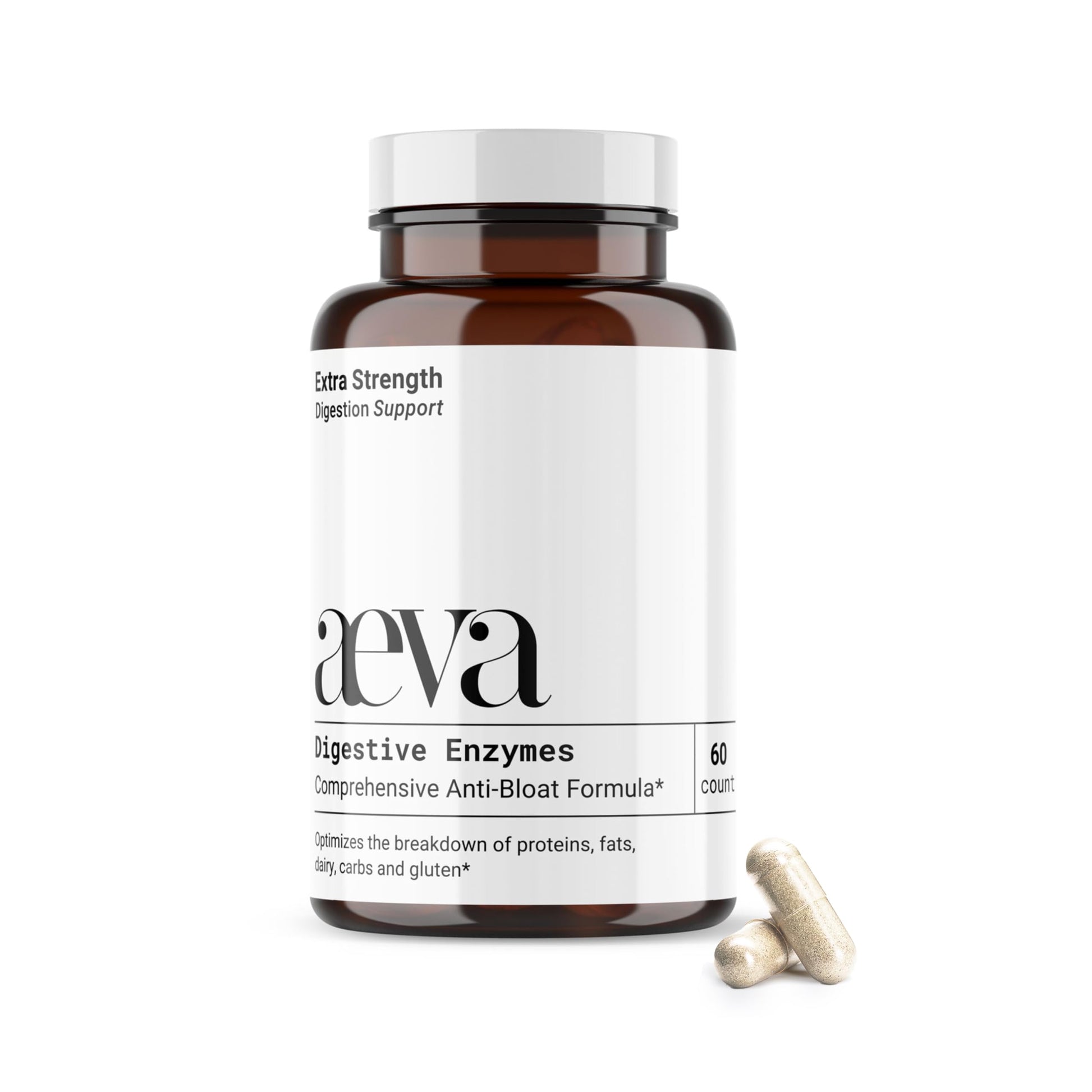 AEVA Digestive Enzymes Capsule 60 Count