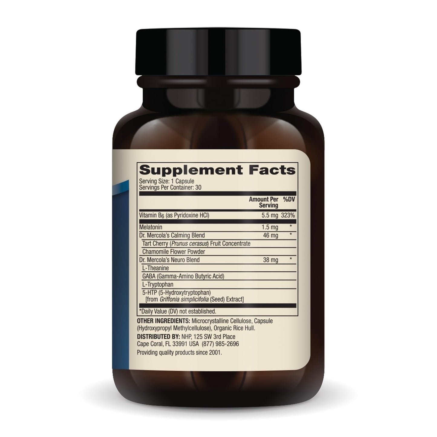 Dr. Mercola Sleep Support with Melatonin 30 Capsules