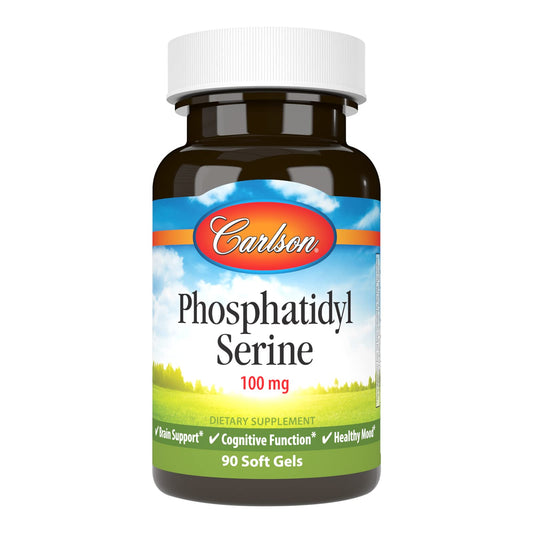 Carlson Phosphatidyl Serine 100 mg Softgels, 90 Count