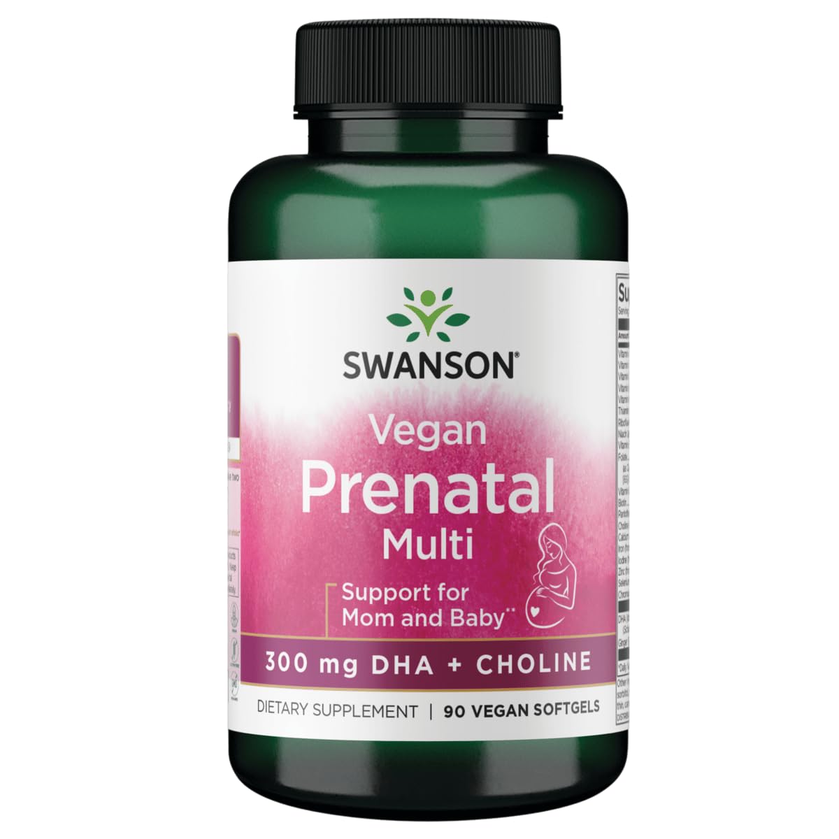 Swanson Vegan Prenatal Multi Capsule 90 Count