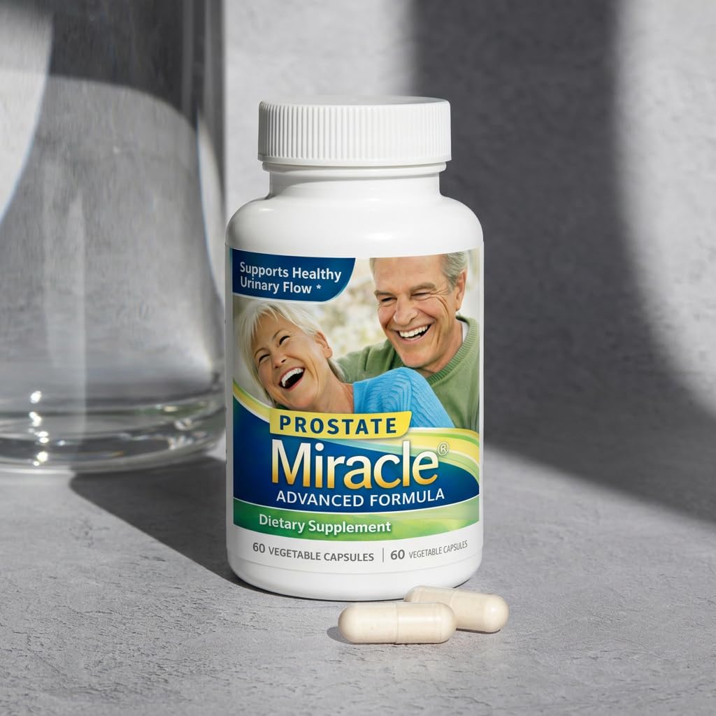 NHS Global Prostate Miracle Advanced Formula Beta Sitosterol Prostate Supplement for Men Capsule 60 Count