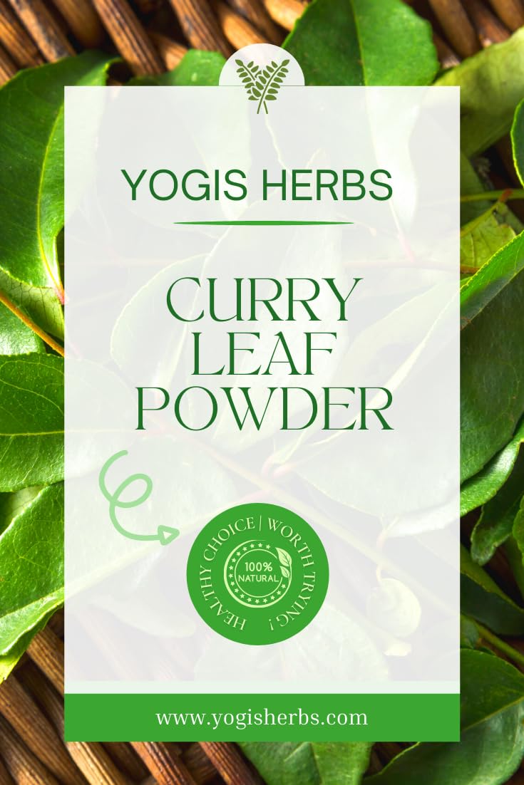 YOGIS HERBS Curry Leaf Powder 8 Ounce