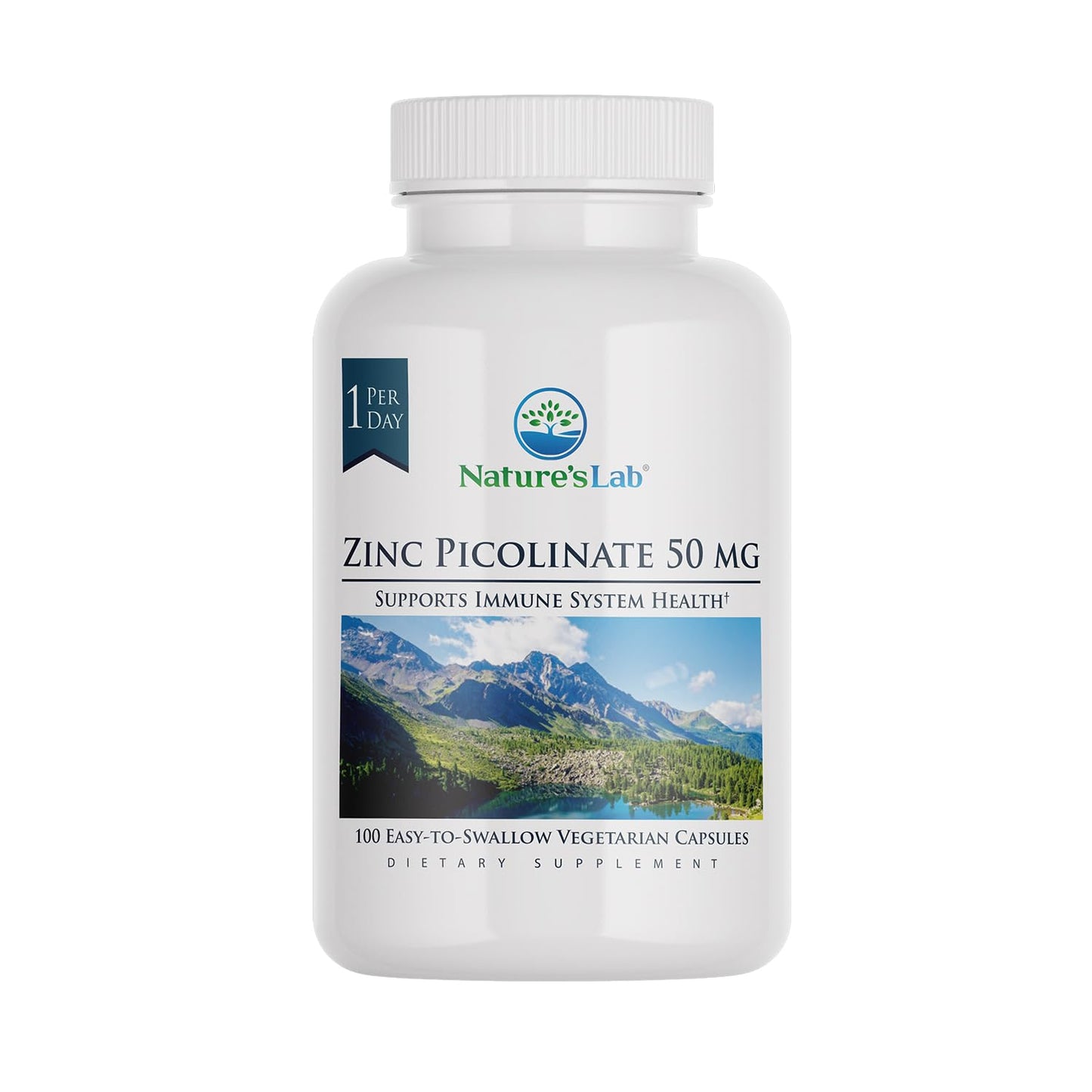 Nature's Lab Zinc Picolinate 50mg Capsule, 100 Count
