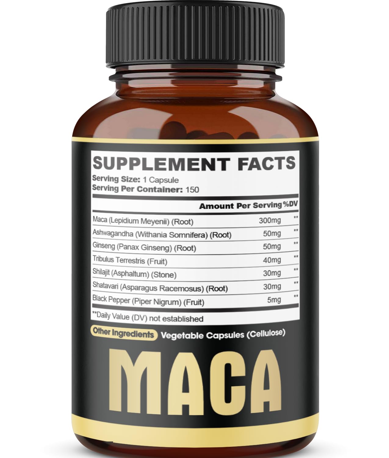 agobi 7in1 Premium Maca Root 150 Capsules