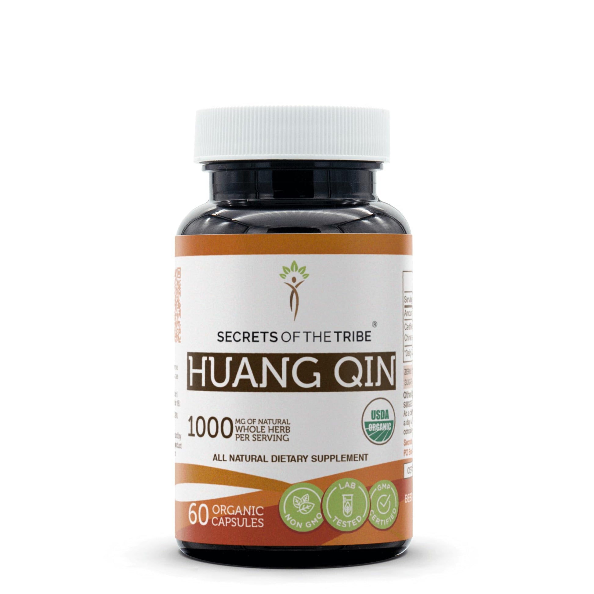 Secrets of the Tribe Huang Qin USDA Organic Capsules 60 Count