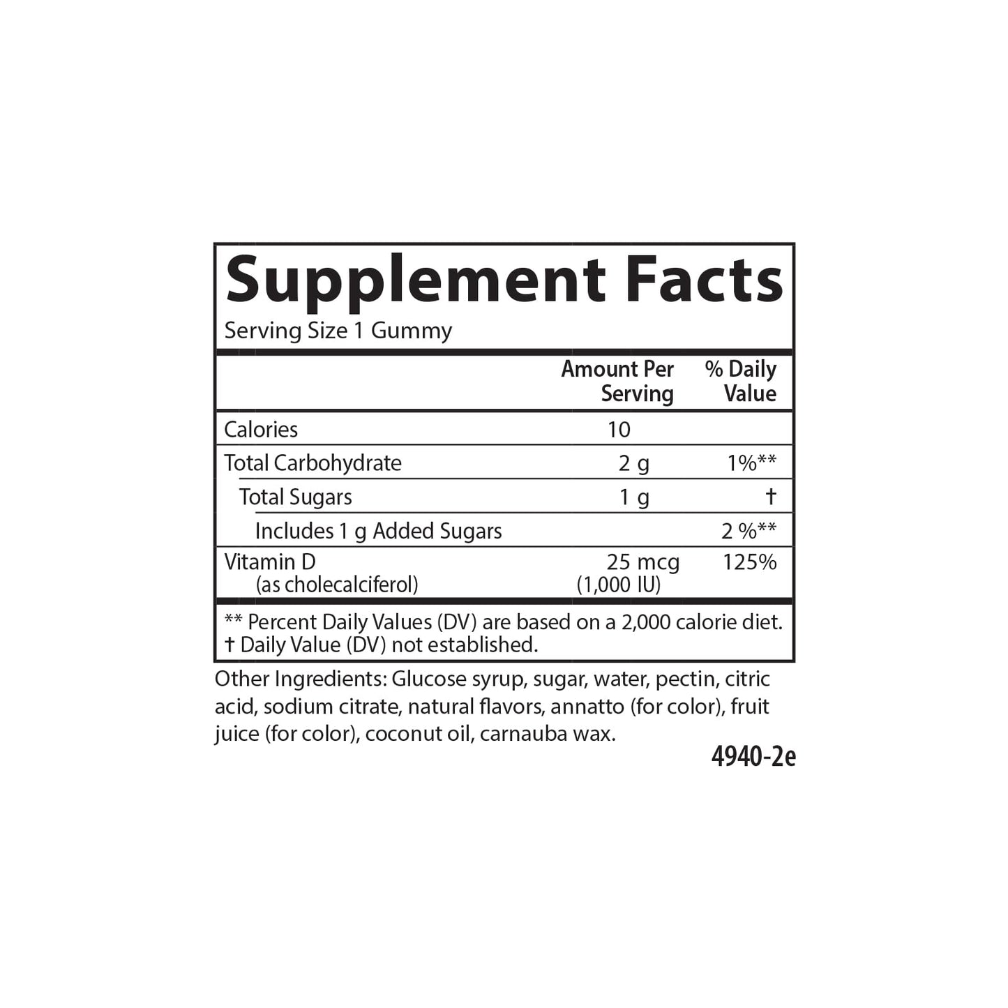 Carlson Vitamin D3 Gummies, 120 Count
