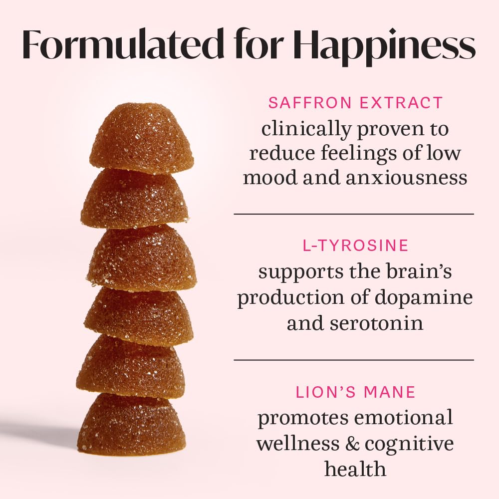 Winged Wellness Happy Her Mood Support Gummies, 126 Count