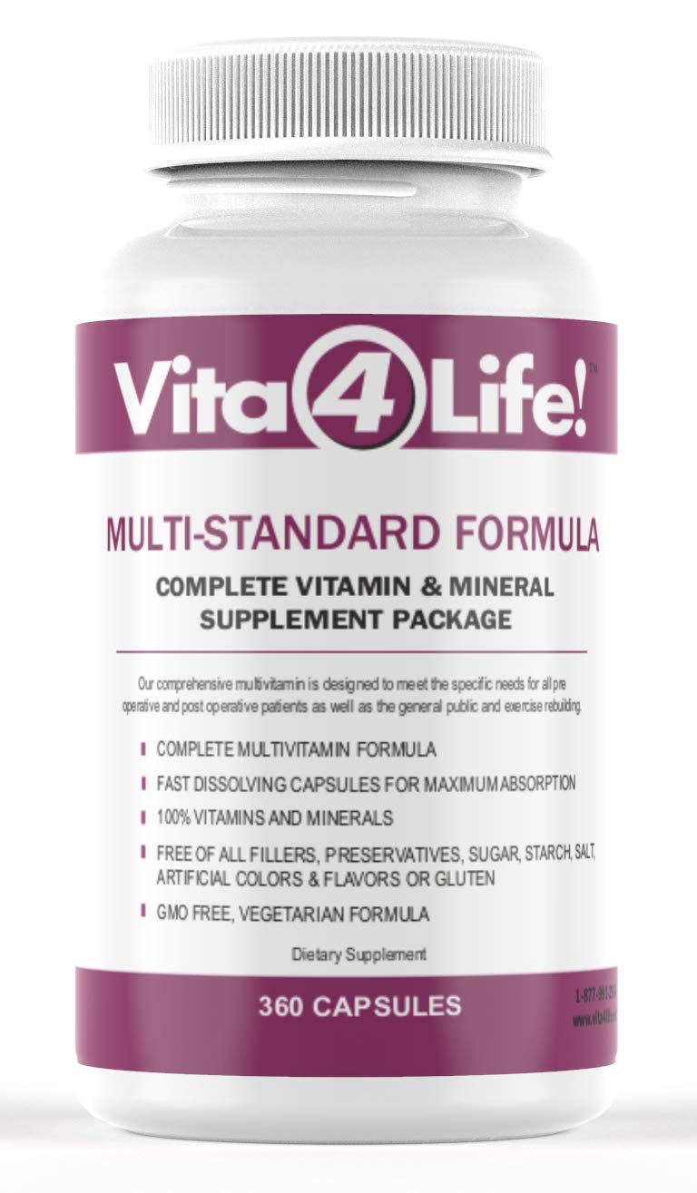 Vita4Life Multi-Standard Formula Complete Vitamin & Mineral Complex 360 Capsules