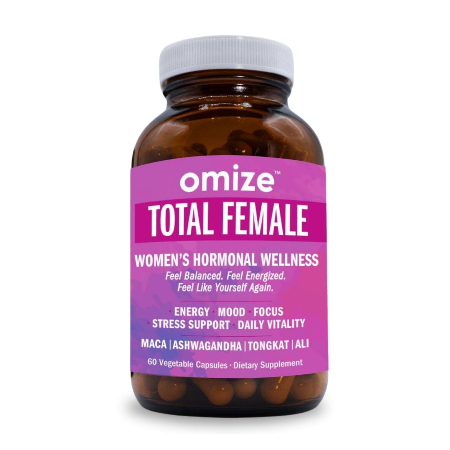 Omize Total Female Women's Hormone Support Supplement 60 Capsules