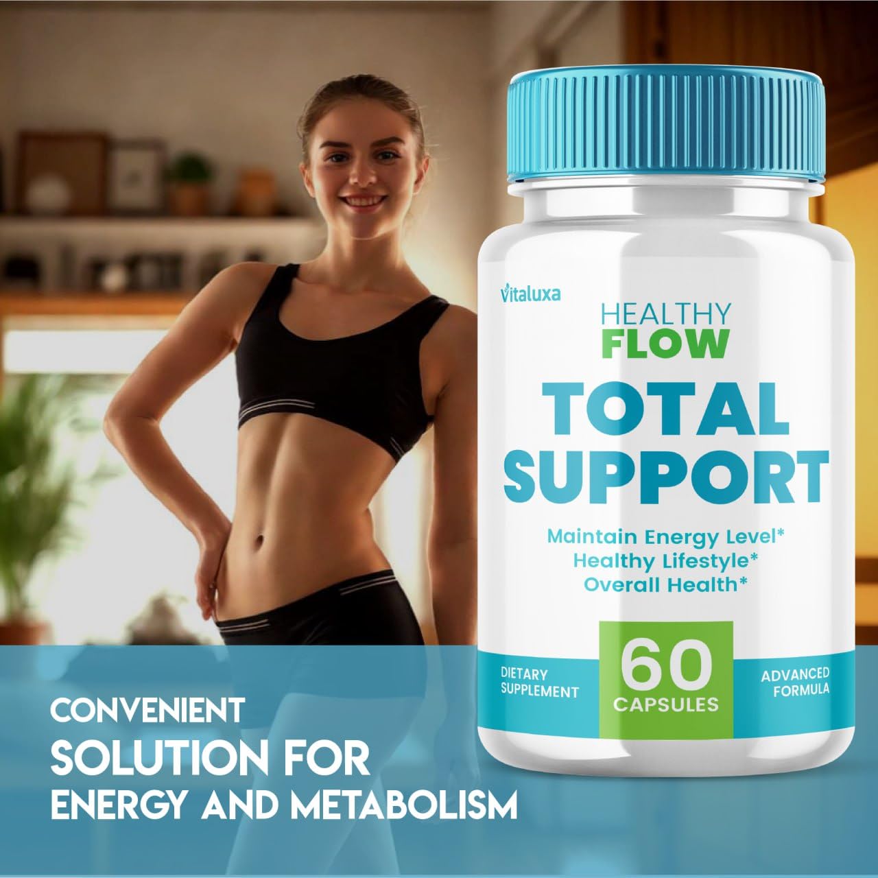 Vitaluxa Healthy Flow Capsules 120 Count