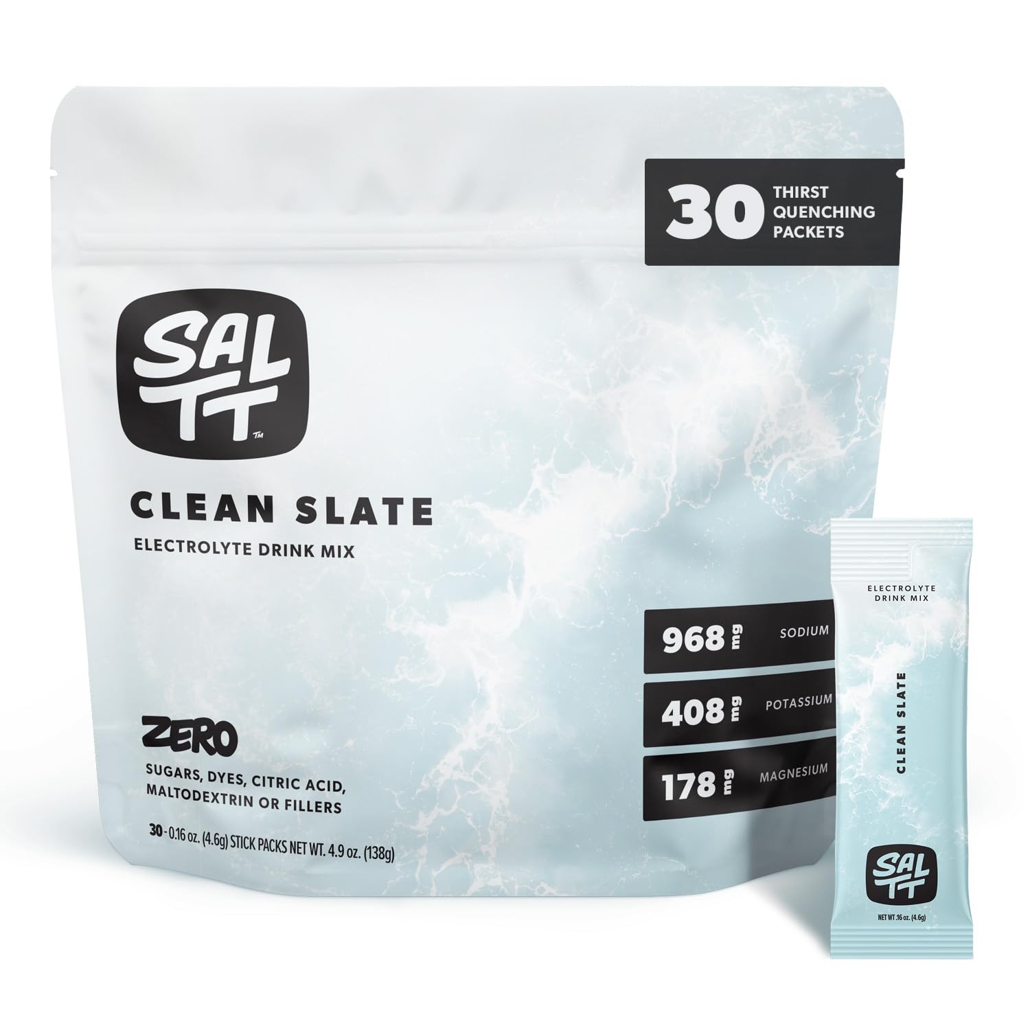 Keto Chow SALTT Electrolyte Packets Powder, 30 Packets