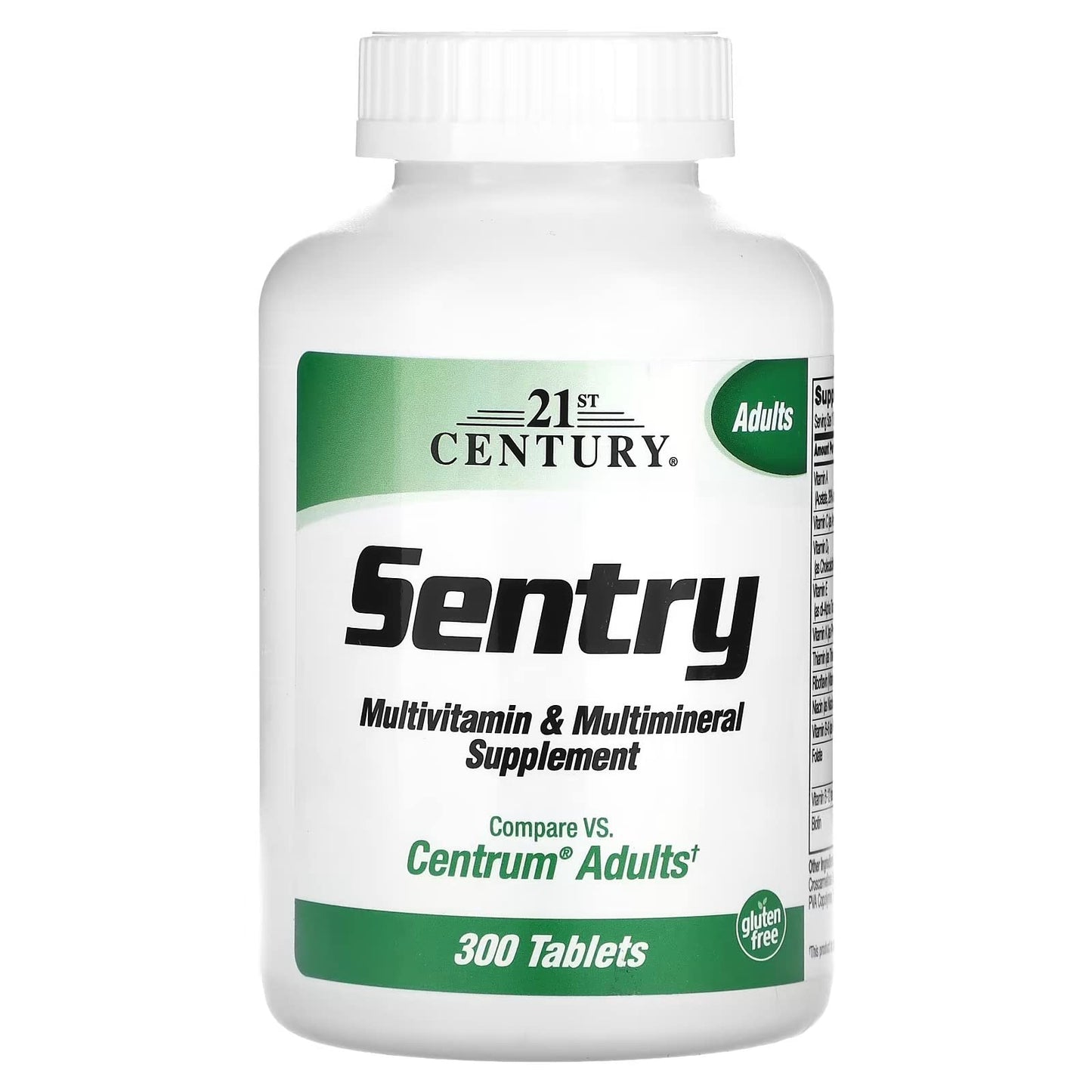 21st Century Sentry Multivitamin & Multimineral Supplement Tablets, 600