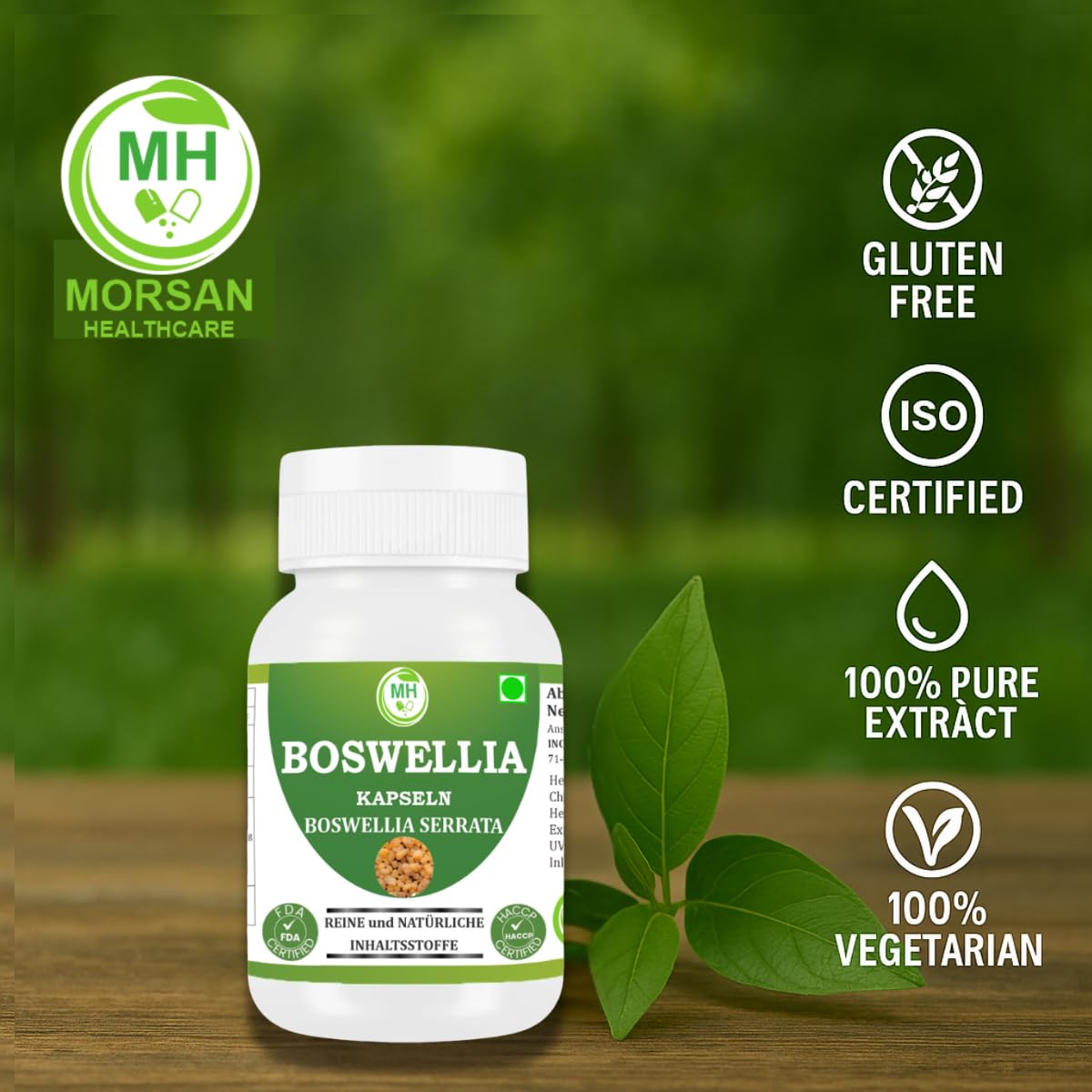 Morsan Healthcare Boswellia Capsules, 60 Capsules