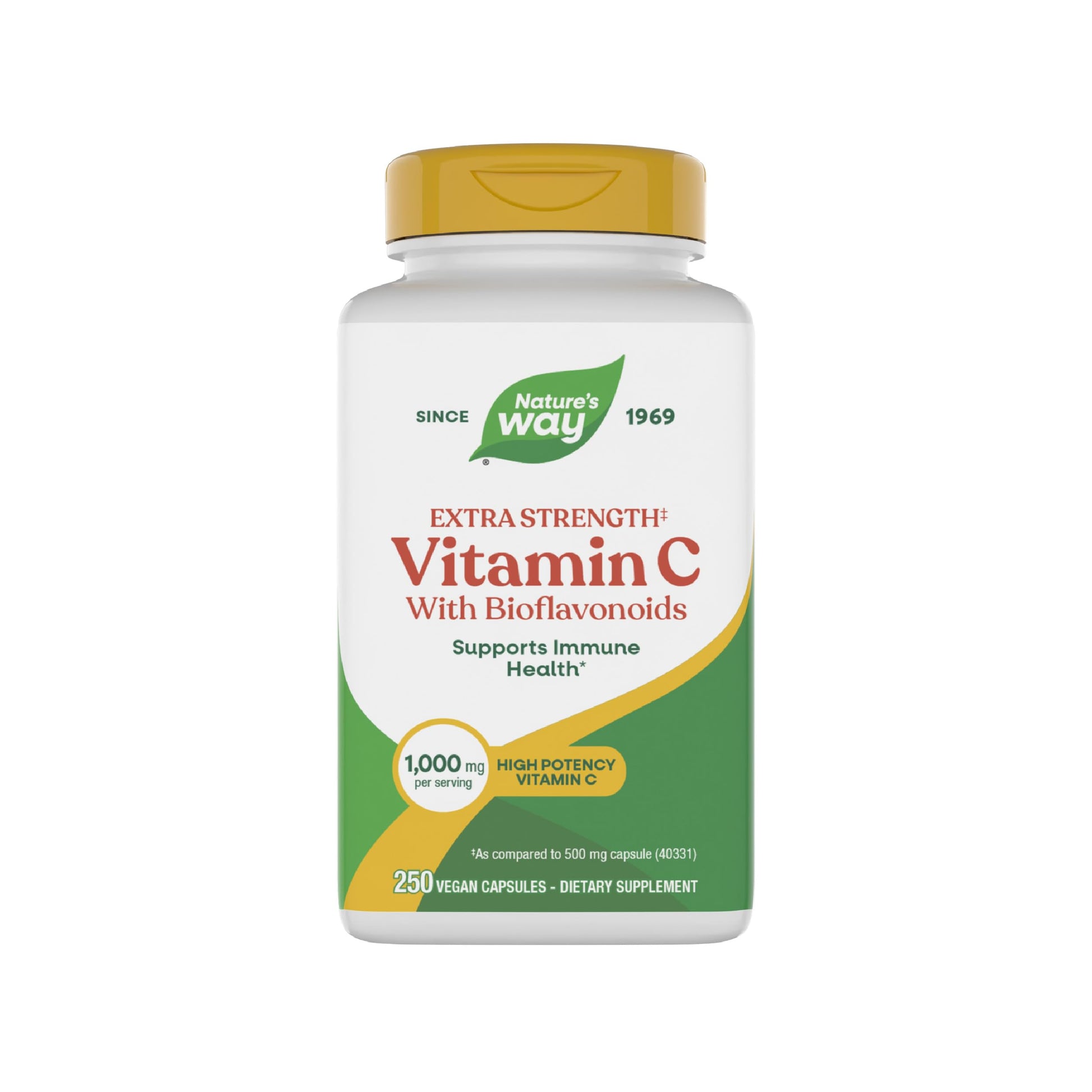 Nature's Way Extra Strength Vitamin C with Bioflavonoids Capsule, 250 Count