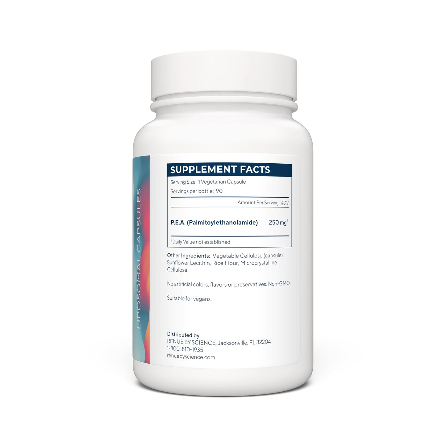 Renue By Science P.E.A Liposomal Palmitoylethanolamide Supplement, 90 Capsules