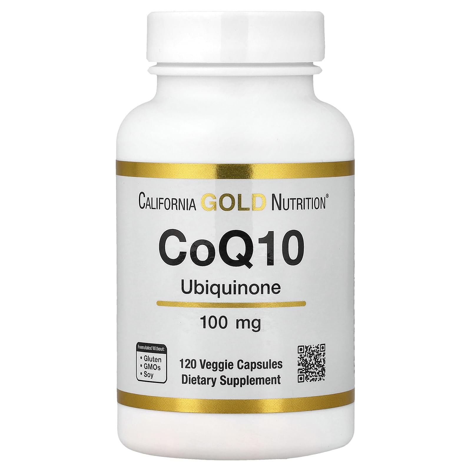 Lake Avenue CoQ10 Coenzyme Q10 Ubiquinone USP Grade Cardiovascular Support 100 mg, 120 Capsules