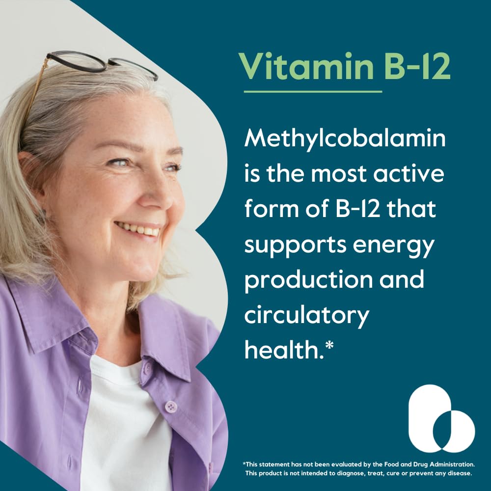 BESTVITE Vitamin B12 (Methylcobalamin) 5000mcg Capsule, 240 Count