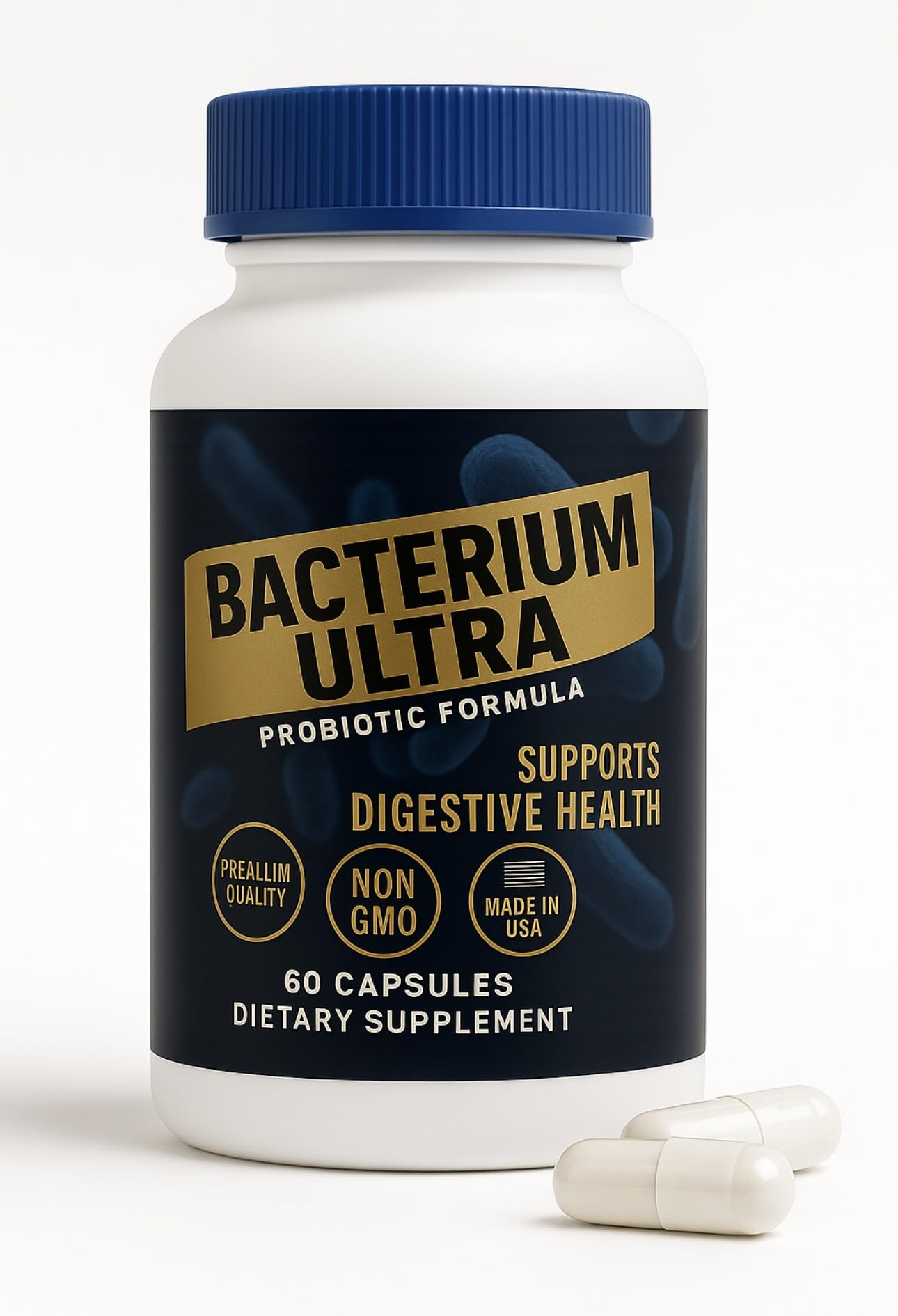 Bacterium Ultra Bacterium Plus Natural Product Capsules, 60 Capsules