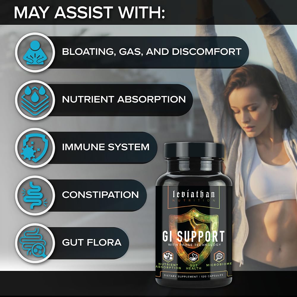 Leviathan Nutrition GI Probiotic 120 Capsules