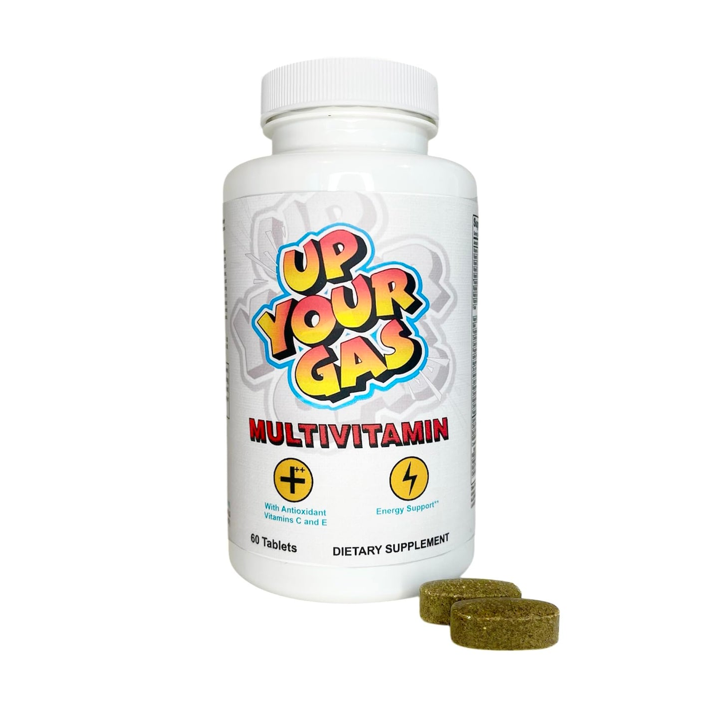 Hot Stuff Nutritionals Up Your Gas Multivitamin Tablets, 60 Count