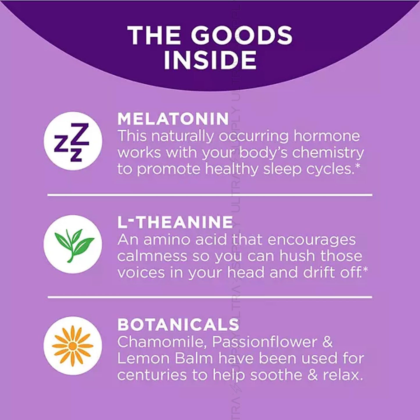 Generic Melatonin Sleep Gummies with L-Theanine & Chamomile – Blk Berry Flavor, Non-Habit Forming, Gluten Free, 110 Gummies