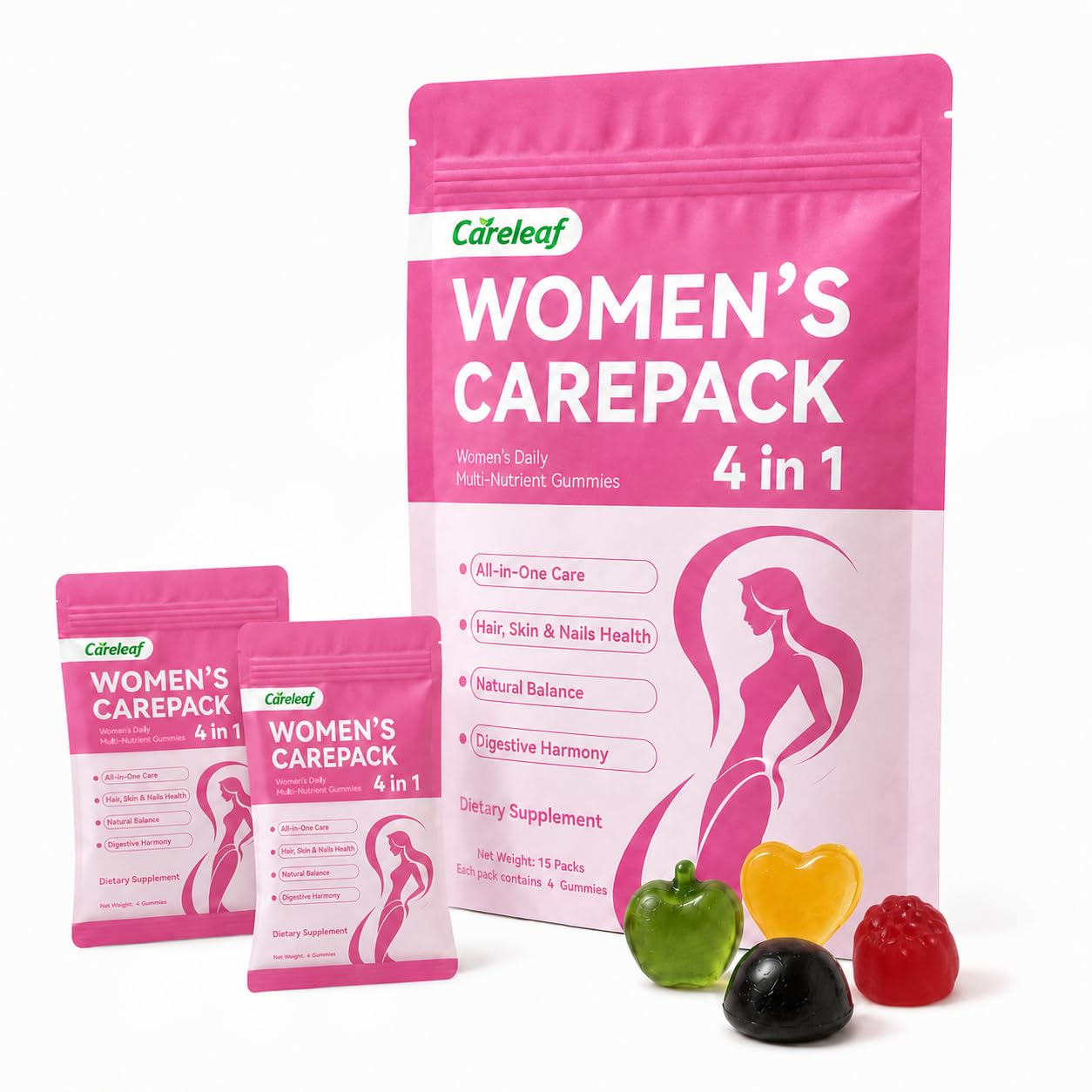 Careleaf Multivitamin for Women Daily Gummies, 60 Count