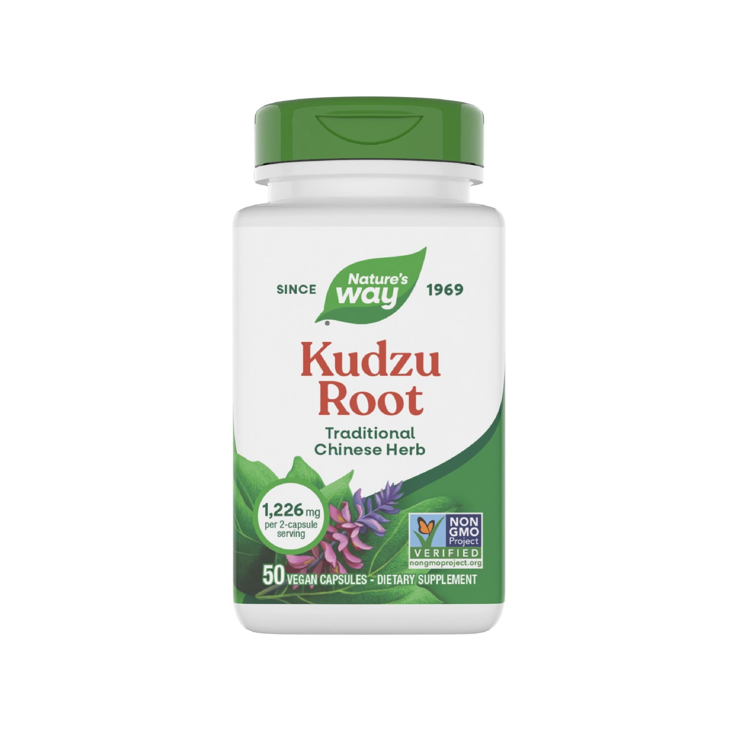 Nature's Way Kudzu Root Capsules, 50 Count