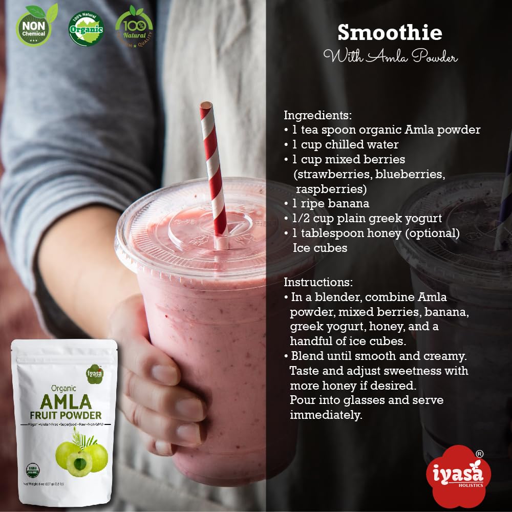 Iyasa Holistics Amla Organic Powder 16 oz