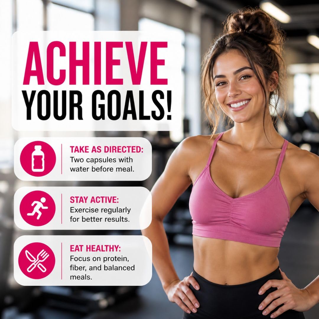 JUSINCASE GLP-1 Activator Probiotic Supplement for Gut Health, Energy & Metabolic Support – Akkermansia, Berberine, EGCG, Inulin, Chromium & BioPerine – Appetite Support for Women & Men – 60 Capsules
