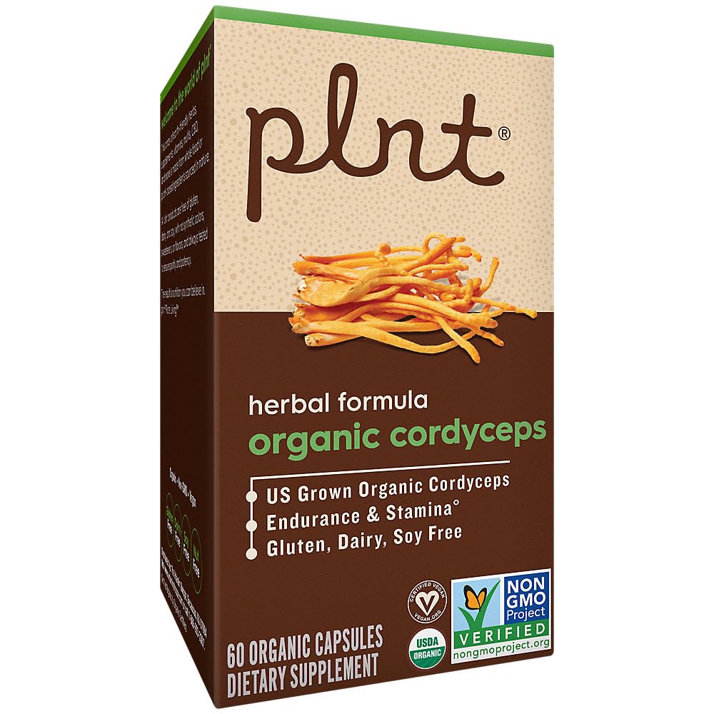 plnt Cordyceps Capsules 60 Count