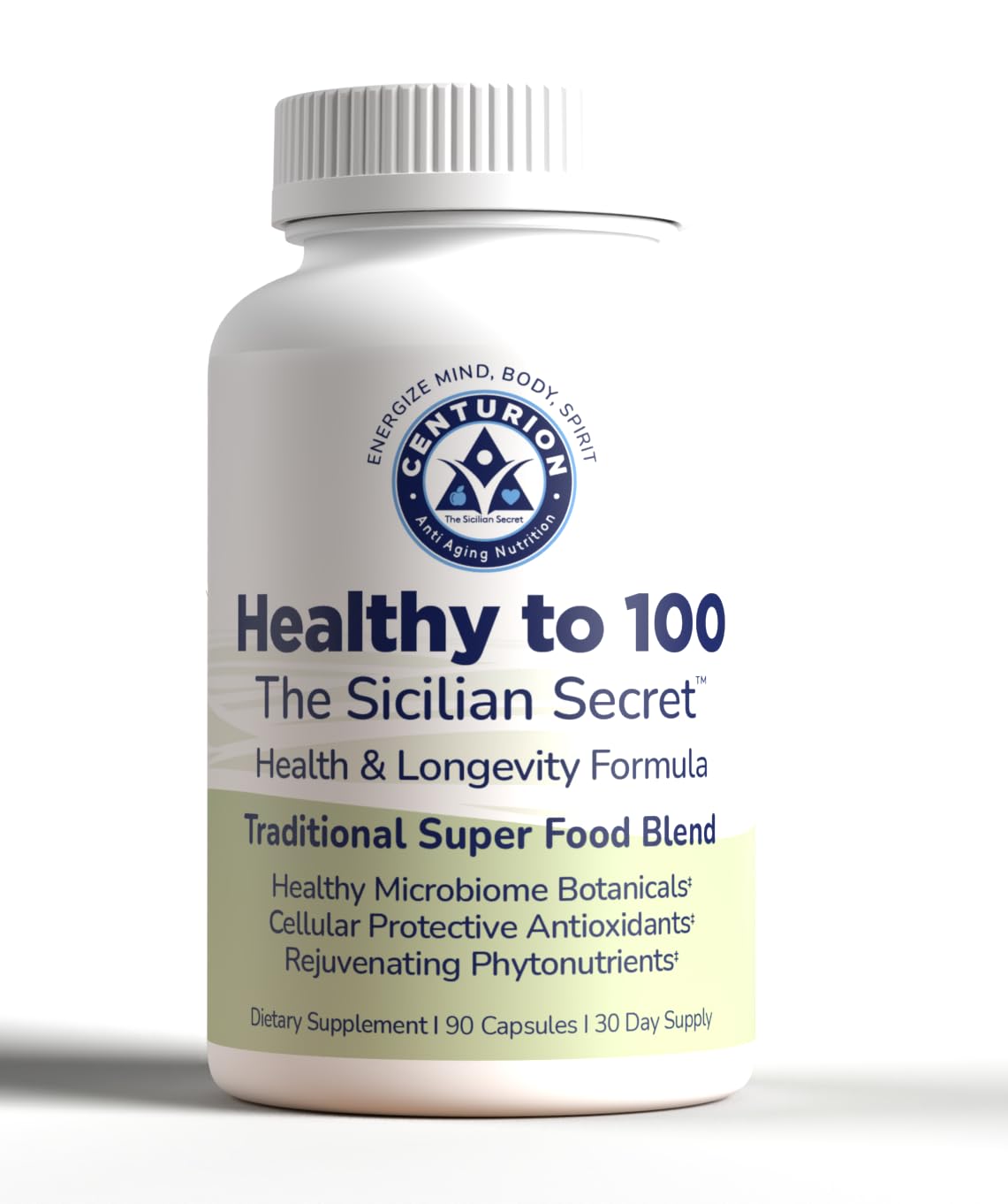 Windmill Centurion Healthy to 100 Mediterranean Superfood & Antioxidant Blend Capsule 90 Count